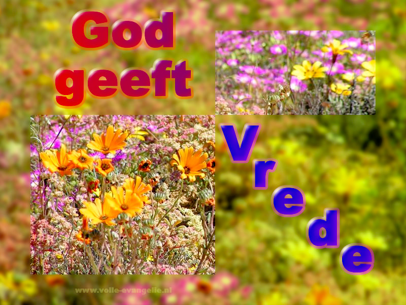 God geeft Vrede