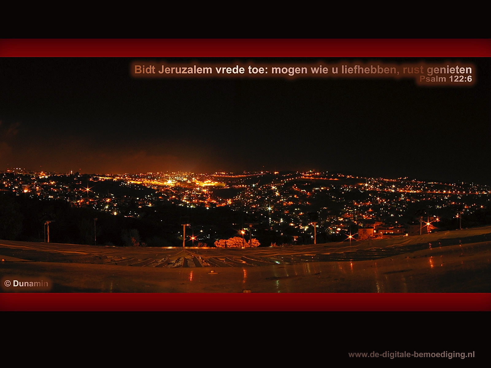 Jeruzalem bij nacht