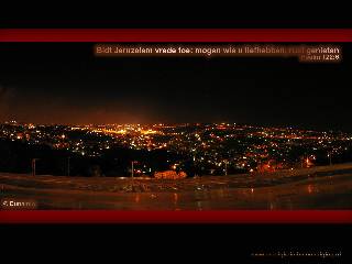 Jeruzalem bij nacht