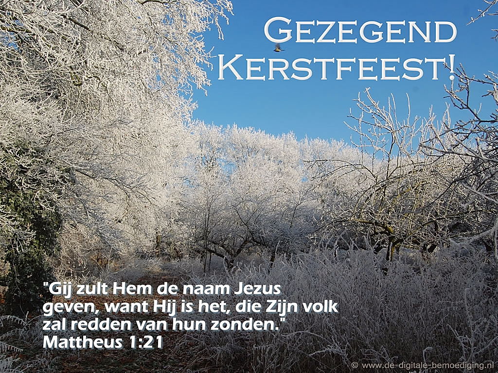 Gezegend Kerstfeest