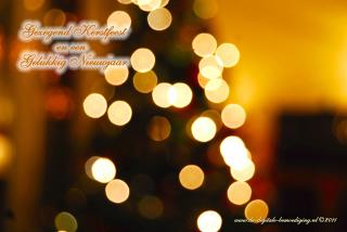 Gezegende Kerstdagen en een Gelukkig Nieuwjaar