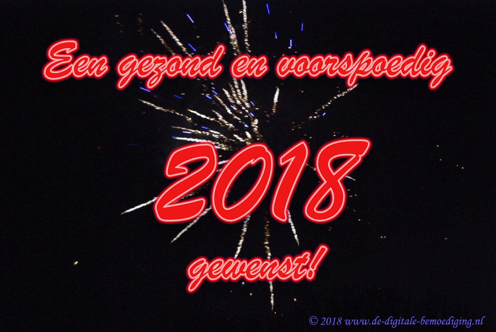 Een gezond en voorspoedig 2018 gewenst!