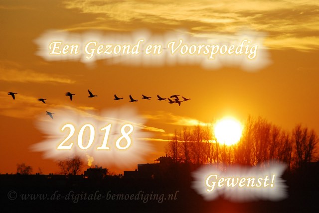 Een gezond en Voorspoedig 2018 gewenst