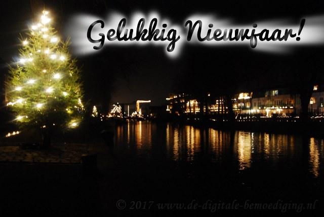 Gelukkig Nieuwjaar - kaarsjesavond Vreeswijk - kerstboom