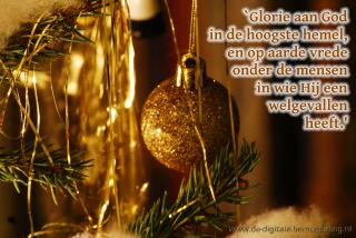 Kerstfeest, Glorie aan God